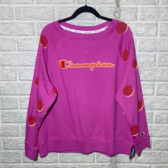⭐️NWT MSRP $60 Champion Campus French Terry Crew Women's Plus Size 1X - Picture 3 of 6
